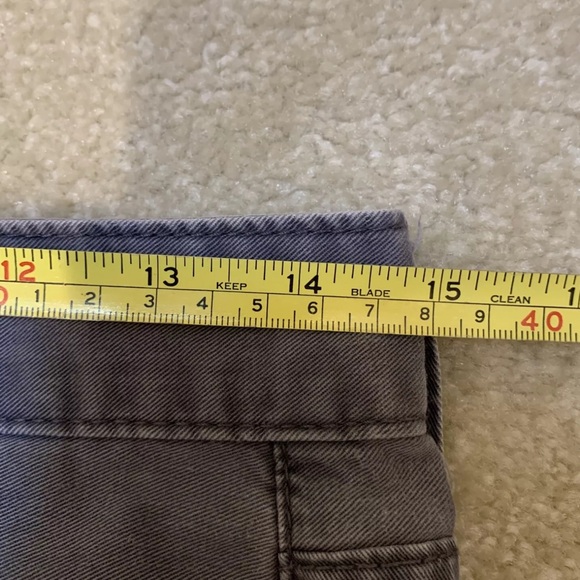 Uniqlo UJ Gray Denim Jeans Skirt Women Size Waist 64cm XS 4 Pockets Zipper - Picture 9 of 10